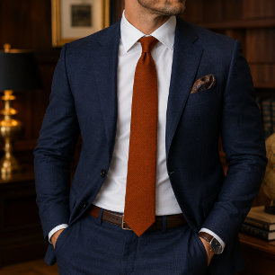 Burnt Orange Neck Tie
