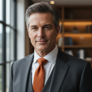 Burnt Orange Neck Tie