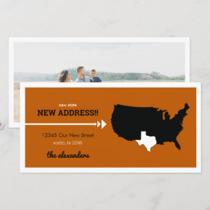 Burnt Orange New State, New Address! Texas Moving