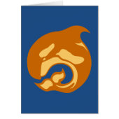 burnt orange orca whale (Front)