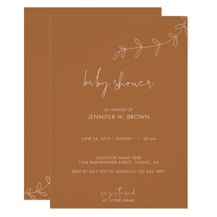 pastel color baby shower invitations