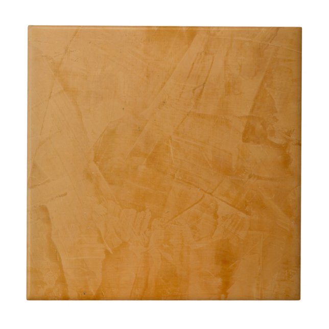 Burnt Orange Plaster Ceramic Tile (Front)