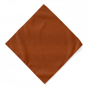 Burnt Orange Pocket Square Bandana