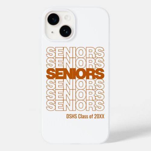 Burnt Orange Seniors Seniors Seniors Case_Mate iPhone 14 Case