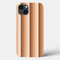 Burnt orange shadow stripes Case-Mate iPhone case