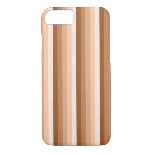 Burnt orange shadow stripes iPhone 8/7 case