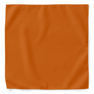Burnt Orange (solid color) Bandana