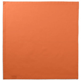 Burnt Orange Solid Color Cloth Napkin