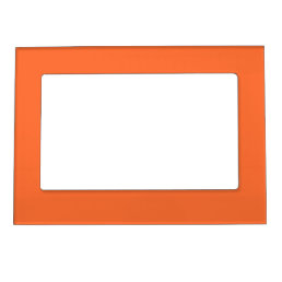 Burnt Orange Solid Color Magnetic Frame