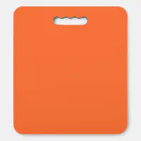 Burnt orange top seat pads