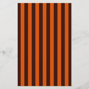 Burnt Orange Stripes Retro Style Customize This! Flyer