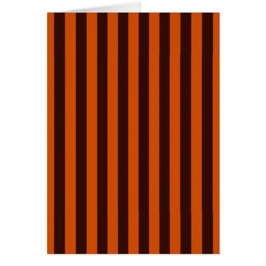 Burnt Orange Stripes Vertical Cards (Front)