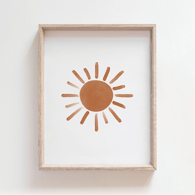Burnt Orange Sun Boho Nursery Decor (Creator Uploaded)