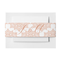 Burnt Orange Sunrise Mandala Summer Fall Wedding