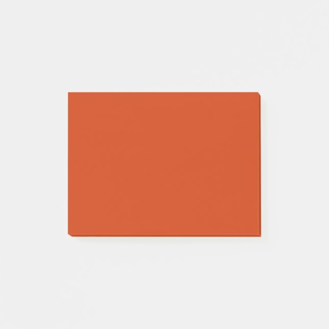 Burnt Orange Template Post-it Notes (Front)