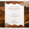 Burnt Orange Terracotta Agate Marble Photo Wedding