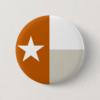 Burnt Orange Texas Flag Button