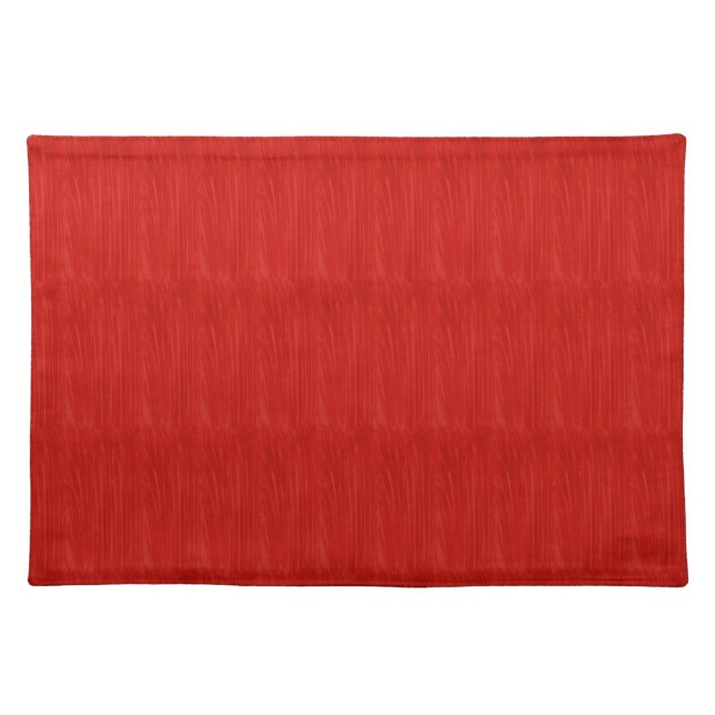Burnt Orange Texture Print Cloth Placemats (Front)