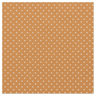 Burnt Orange Tiny Dots Fabric