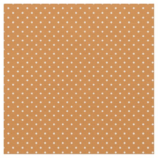 Burnt Orange Tiny Dots Fabric