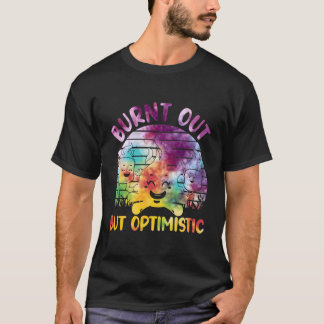Burnt Out But Optimistic Cute Marshmallow For Camp T-Shirt