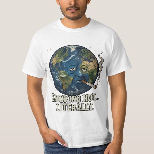 Burnt Out Planet Energy T-Shirt (Front)