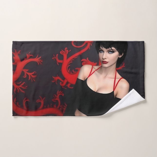Burnt Out Souls hand towel (Hand Towel)