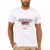 Burnt Out Varsity Retro Athletic Premium T-Shirt