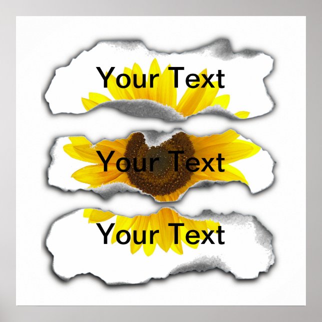 Burnt Paper Template - Customizable Poster (Front)