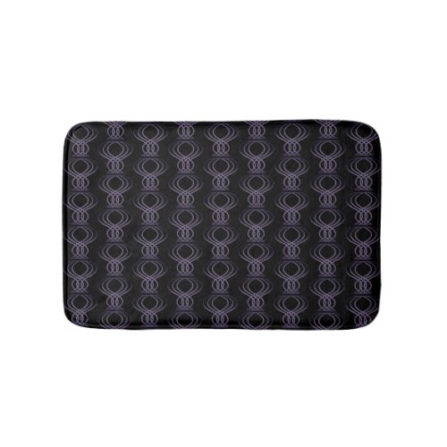 Burnt Purple Finial Pattern Bath Mat