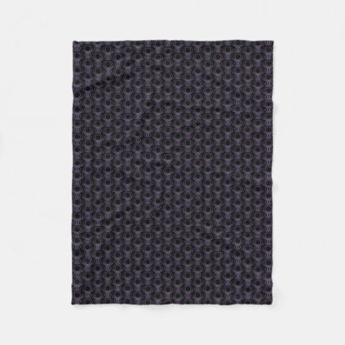 Burnt Purple Finial Pattern Fleece Blanket