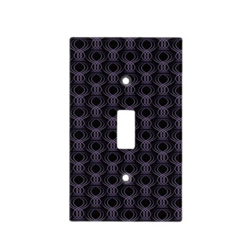 Burnt Purple Finial Pattern Light Switch Cover