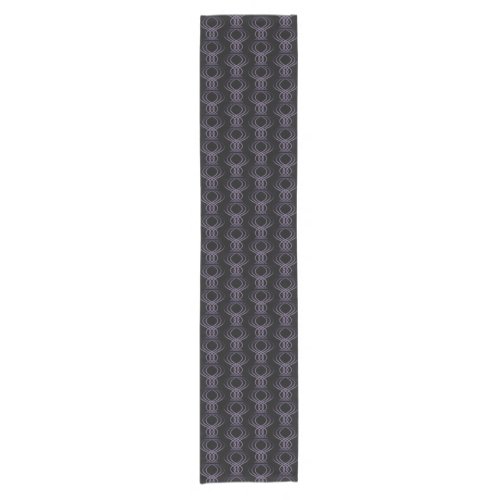 Burnt Purple Finial Pattern Short Table Runner