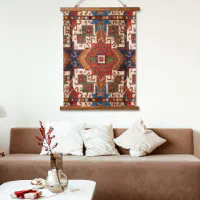 Vintage rug wall hanging best sale