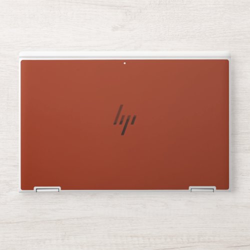 Burnt Red _  solid color  HP Laptop Skin