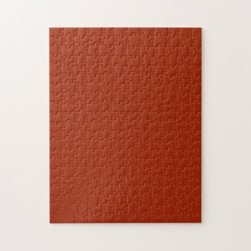 Burnt Red _  solid color  Jigsaw Puzzle