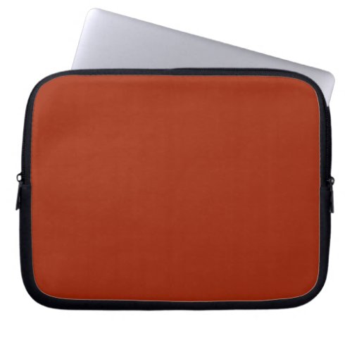 Burnt Red _  solid color  Laptop Sleeve