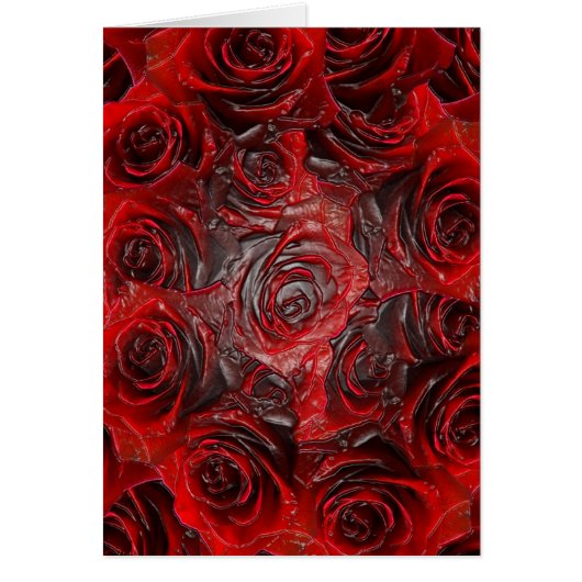 Burnt Rose Theme 3D Cards (Front)