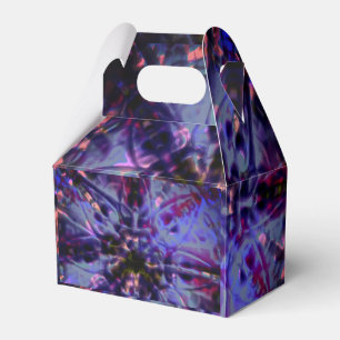 Burnt rough texture dark violet to stained purple  favor boxes