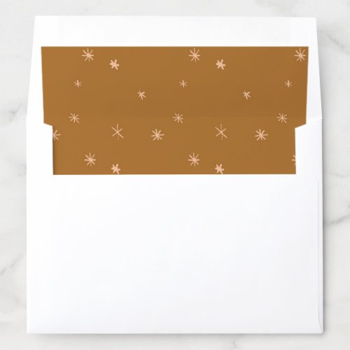 Burnt Stars Envelope Liner