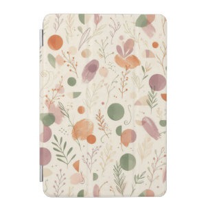 Burnt Terracotta Dusty Sage Boho Desert Fern Line iPad Mini Cover