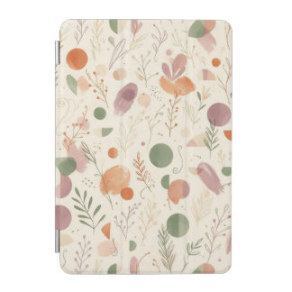 Burnt Terracotta Dusty Sage Boho Desert Fern Line iPad Mini Cover
