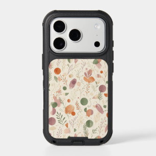 Burnt Terracotta Dusty Sage Boho Desert Fern Line iPhone 17 Pro Case