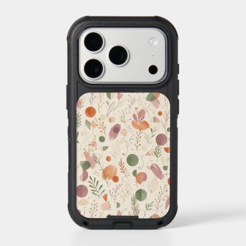 Burnt Terracotta Dusty Sage Boho Desert Fern Line iPhone 17 Pro Case