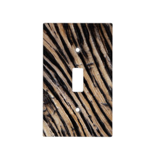 Burnt Tree Texture Light Switch Cover