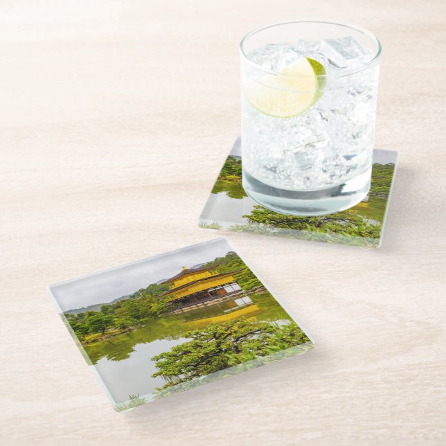Burnt tree, Torres del Paine, Chile Glass Coaster (Angled)