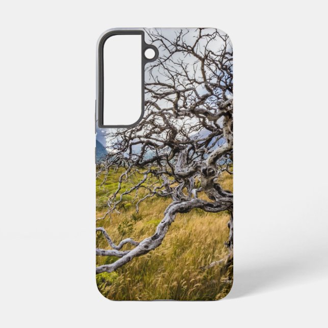 Burnt tree, Torres del Paine, Chile Samsung Galaxy Case (Back)