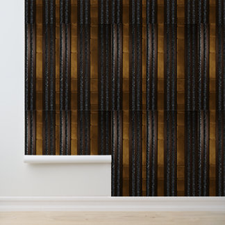 Burnt Wood Acoustic Panels-Self-Adhesifs Wallpaper