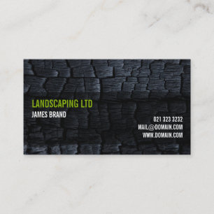 Burnt Wood Business Card