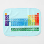 periodic  table  of  elements  Burp Cloth